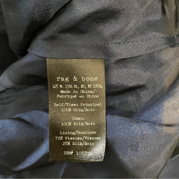 Rag & Bone 100% silk halter top NWT - Picture 12 of 12